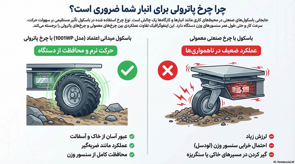 انواع چرخ باسکول